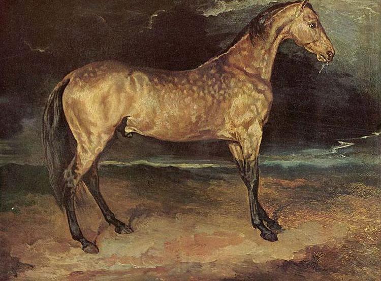 Theodore Gericault Pferd im Gewitter